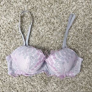 VICTORIA’S SECRET Purple Lace Bra SZ 34D